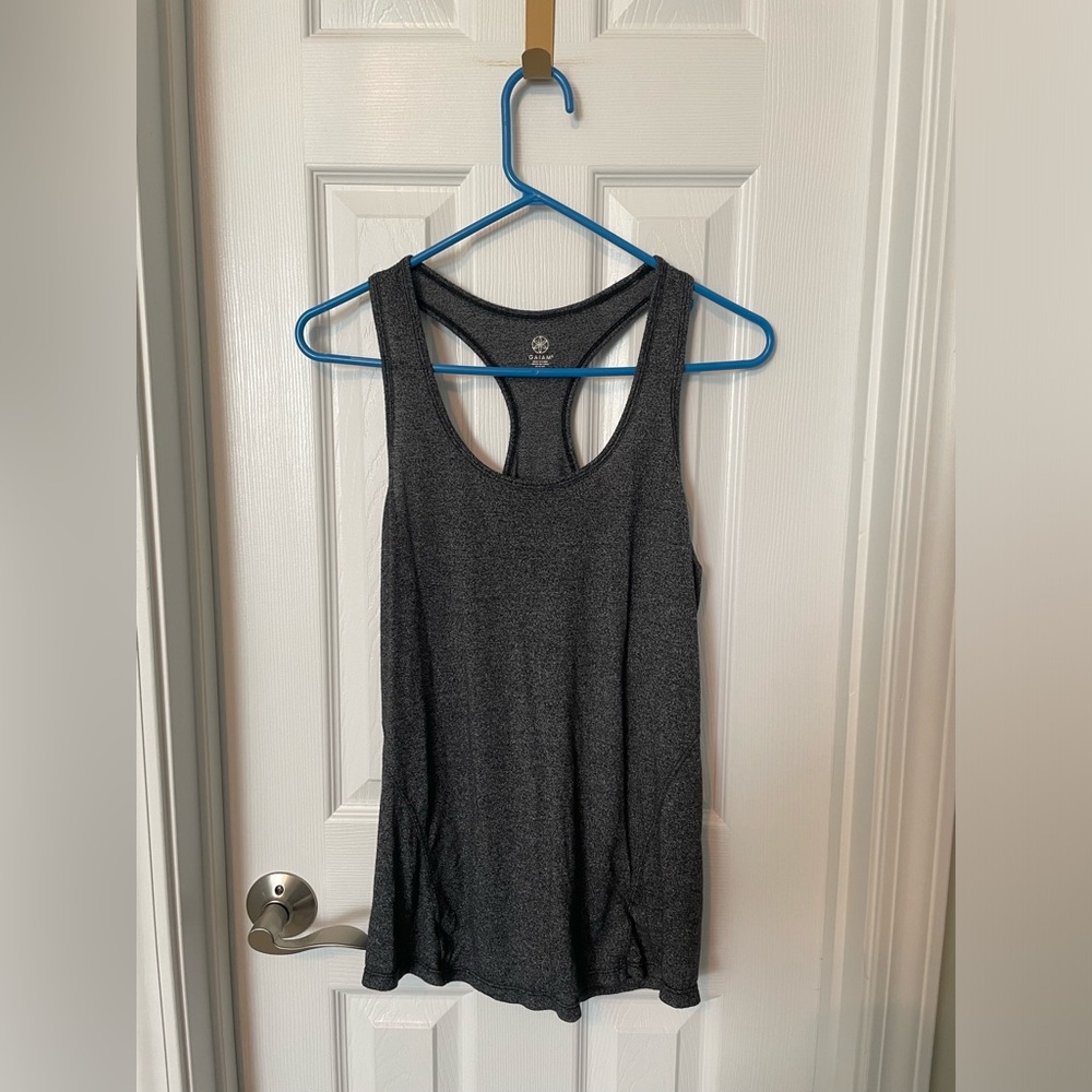 Gaiam Gray Workout Athletic Tank Top